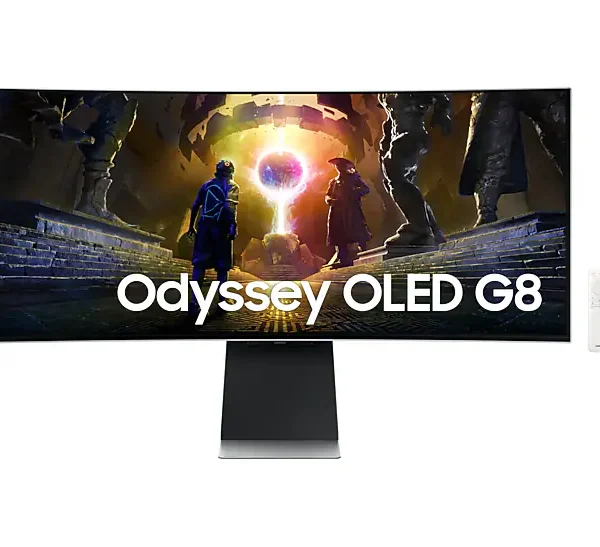 Samsung 34″ Gaming Monitor G8 Odyssey OLED Ultra Wide QHD with Smart Functions 175Hz 0.03Ms Monitor